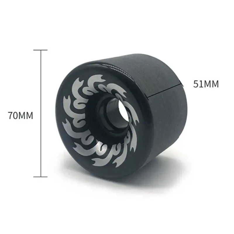 a65i]-4-pieces-d'accessoires-pour-skateboard-roues-de-longboard-a-double-courbure-70x51mm-82a-vertes