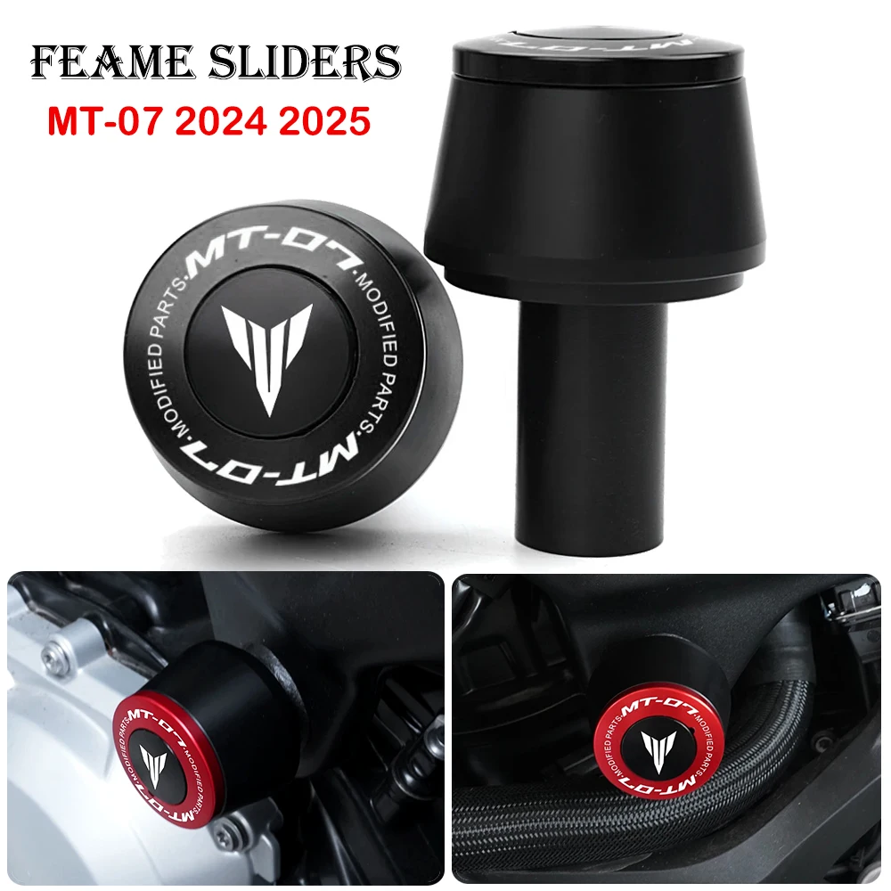 

Motorcycle Acceesories For Yamaha MT 07 MT07 2024 2025 MT-07 FZ07 2014-2023 Falling Protection Frame Sliders Crash Protector Pad