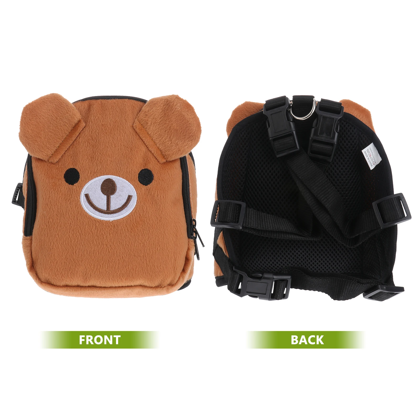 

Pet Backpack Dog Multiuse Bag Walk The Multifunction Harness Carrier Brown Shoulder