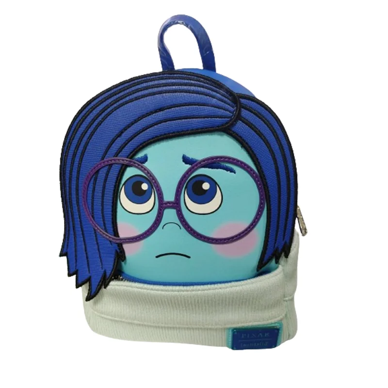 New Hot Loungefly Disney Pixar Inside Out Sadness Cosplay Mini-rucksack Women's Casual Bag Children's Schoolbag Student Gift