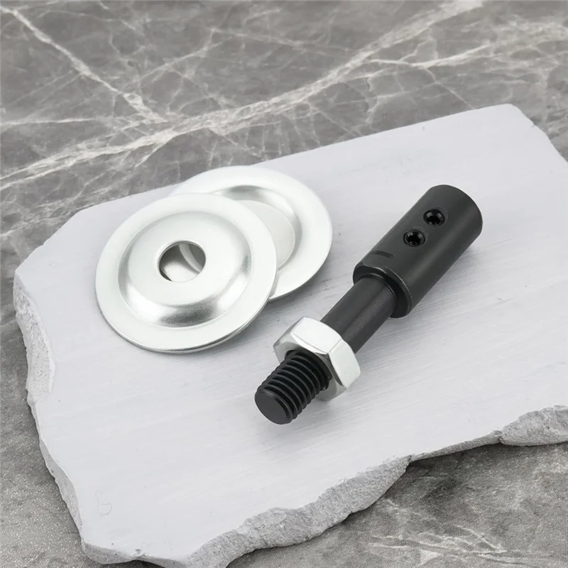 AS59 4PCS Bench Grinder Extension Shaft Arbor Extender 8Mm To 10Mm With Wrench And Washer For Polisher Sander