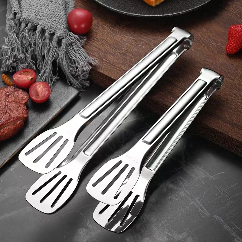 

304 stainless steel three-wire, bread, barbecue, barbecue, kitchen household food clip tool