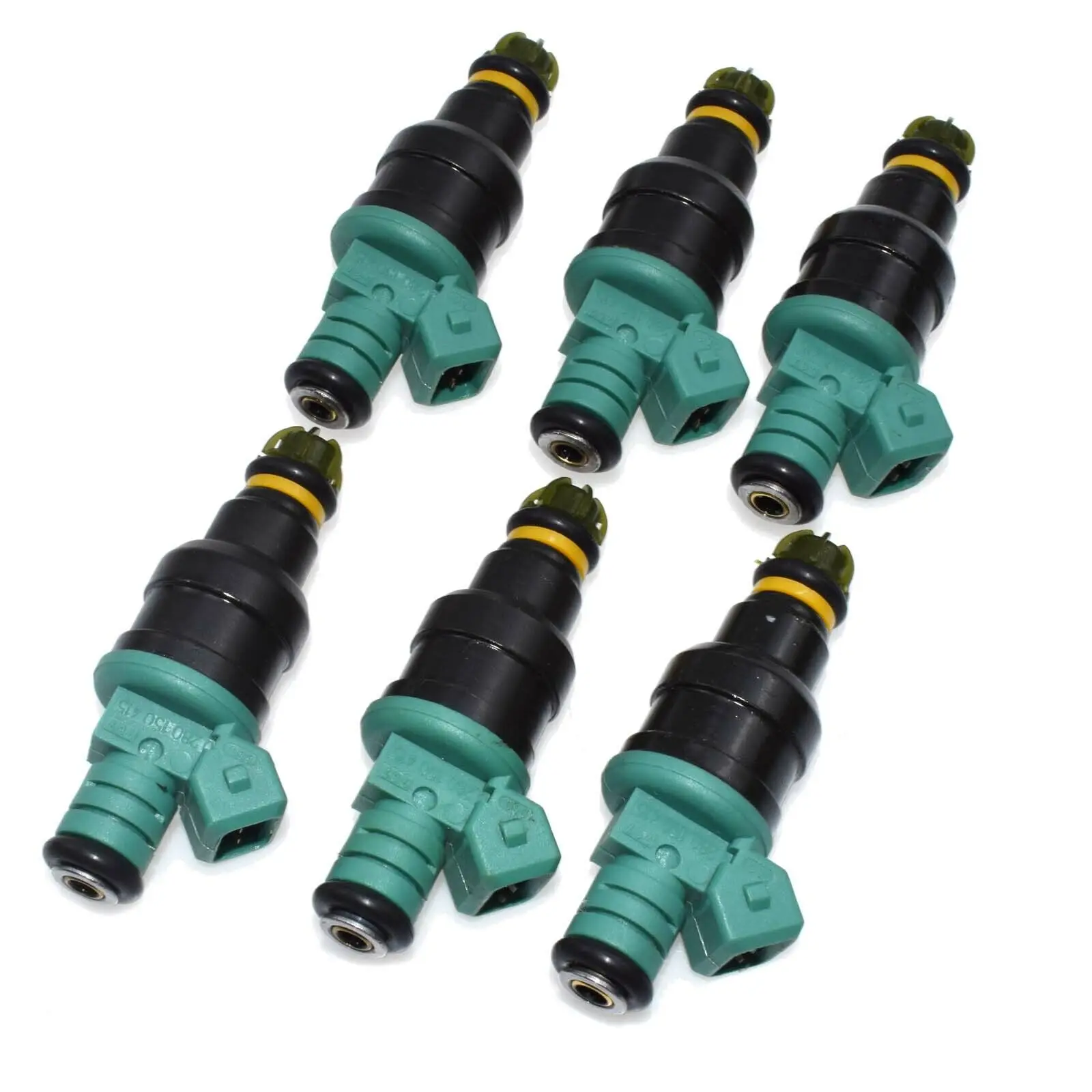 

Original 6 X Fuel Injectors For Bmw E34 E36 E39 E46 325i 525 M3 M50 M52 M50b25 M52b25 2.5l 3.0 V6 13641730060 0280150415