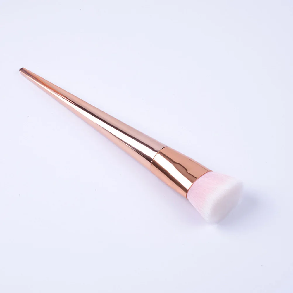 7Pcs Face Makeup Brush Set Lightweight Portable Soft Touch Bristles for Even Powder Foundation Blush Eyeshadow Application Tools