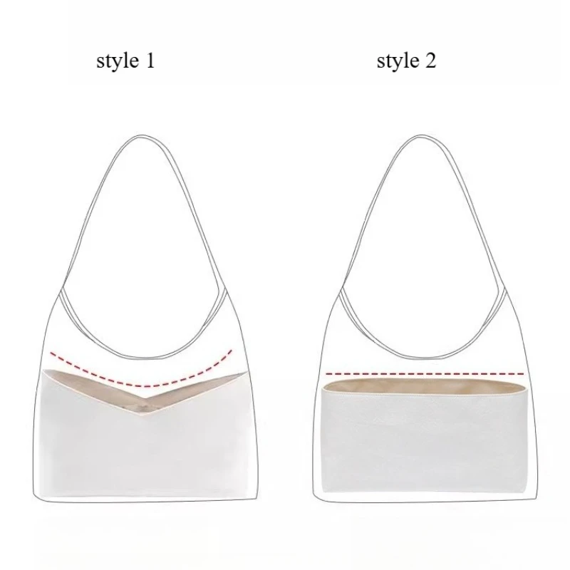 Bag Organizer for Goyard Hobo Handbag Dupont Paper Inner Bag Travel Portable Shoulder Tote Bags Insert Support Shaper view 2