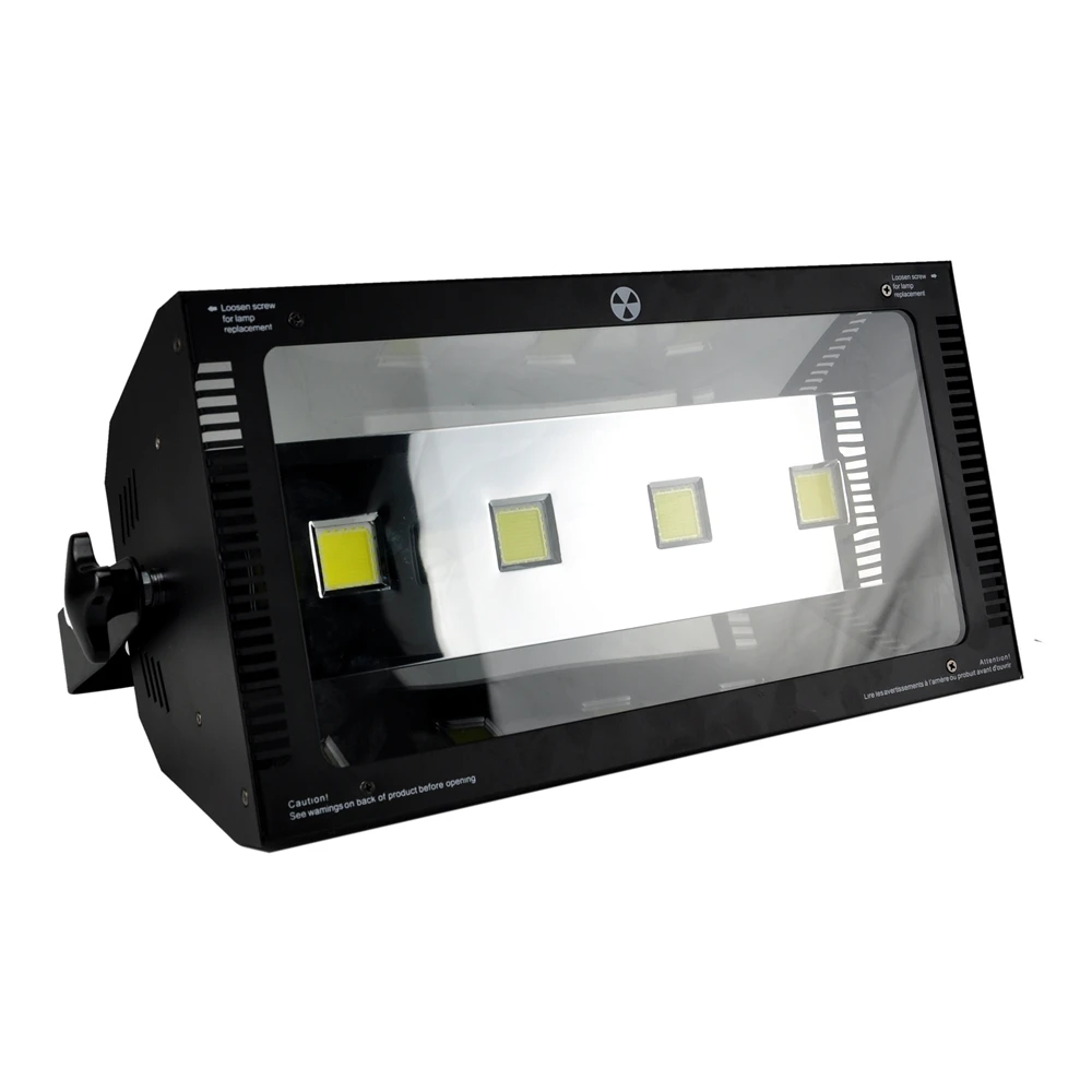 Freeshipping 4XLOT 4 x 100W COB Led Strobe Light 400W White Color Adjustable Strobe Effect DMX Control Same Atomic 3000W