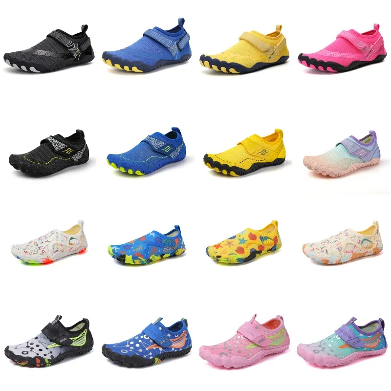 Outdoor Breathable Wading Kids Beach Shoes for Girls Anti-Slip Quick-Dry Boys Water Shoes Kids Sandals