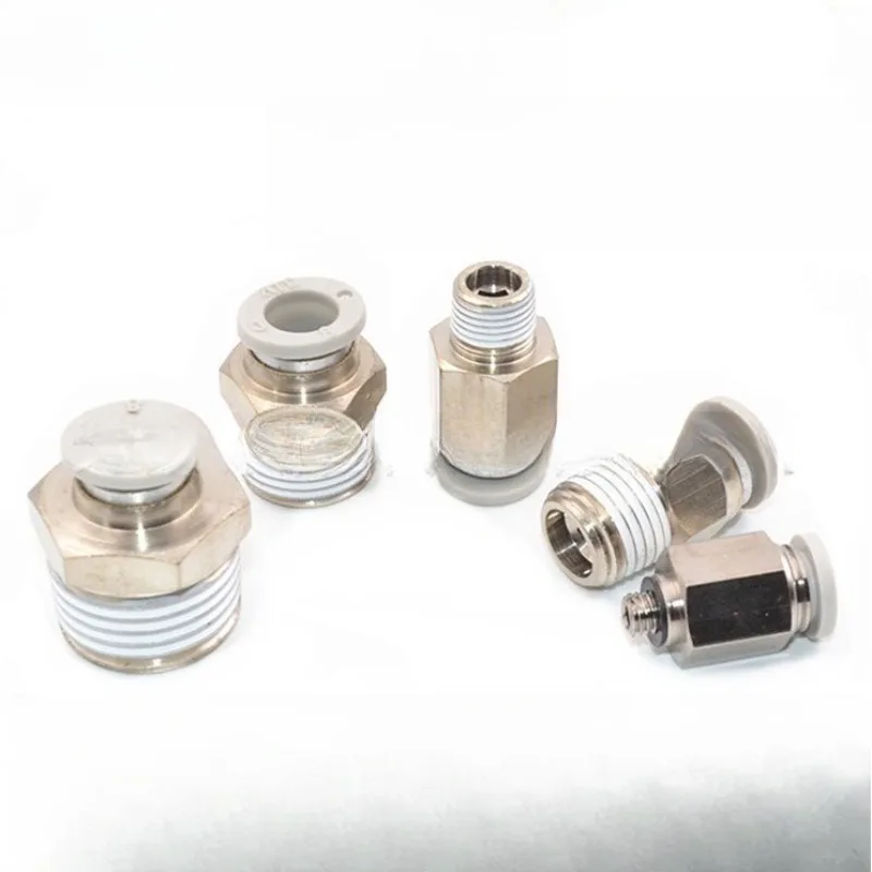 Parts for AirTAC Threaded Through Quick Plug Coupling APC14-02 APC14-03 APC14-04