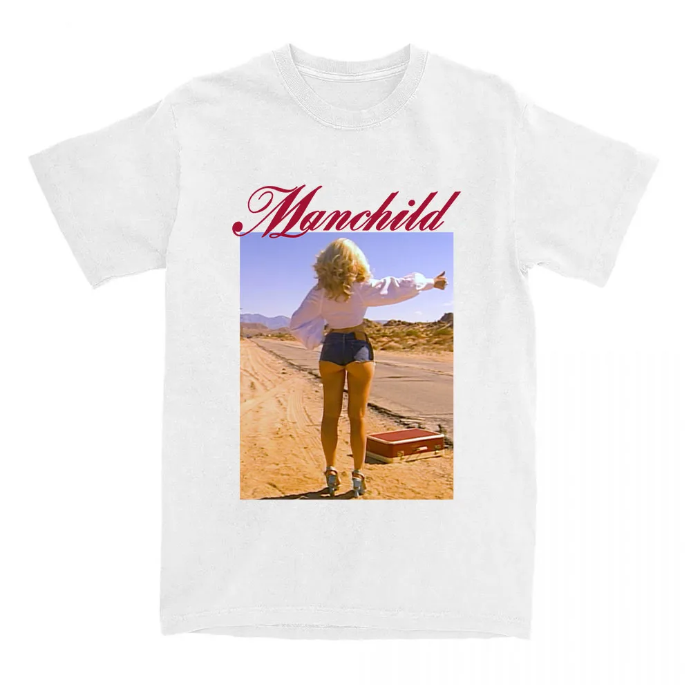 Manchild Photo Print T-shirt Sabrina Carpenter Singer Graphic Tshirts Cotton Summer Women Men T Shirt O-neck Fashion Female Tees