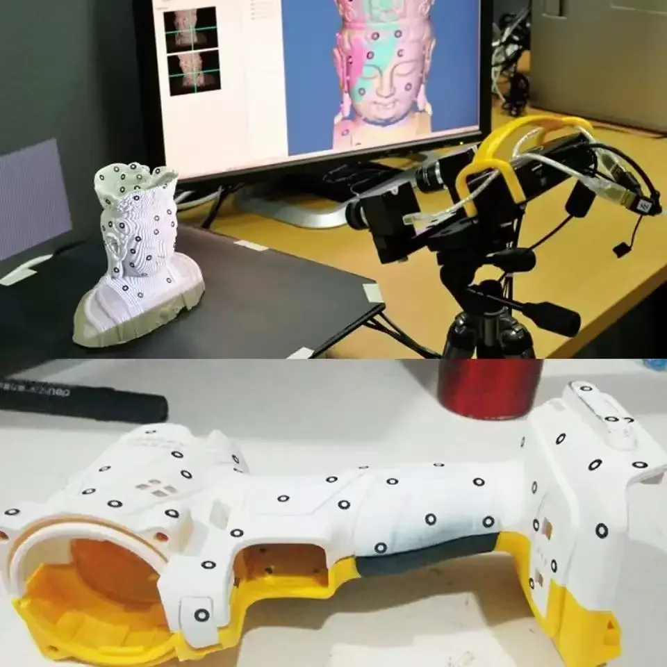 3D Dynamic Scanning Reflective Markers, 3D Structural Hardware Modeling Positioning Stickers
