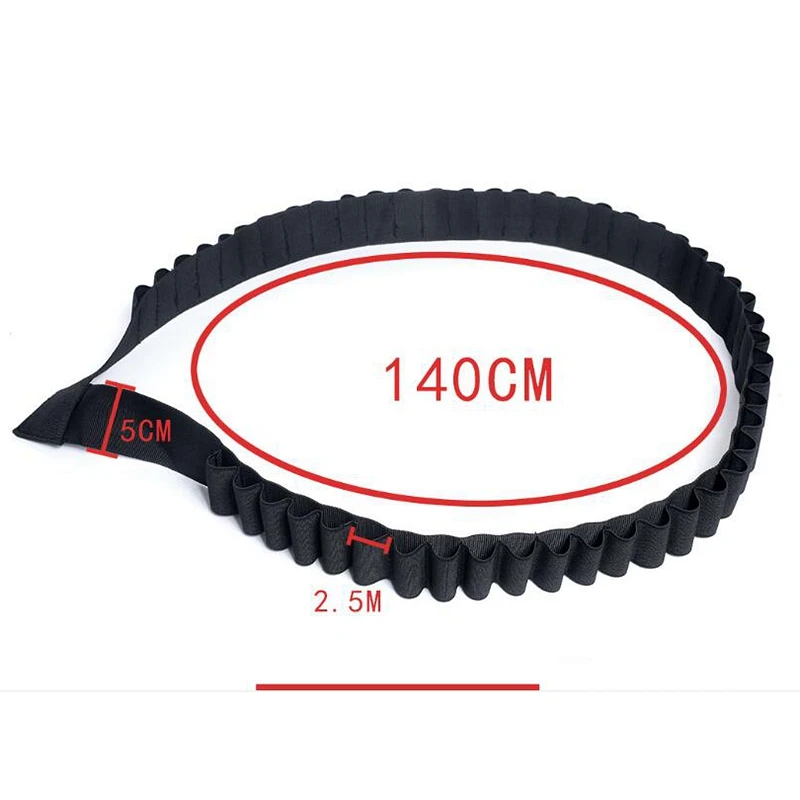 [10 12 و20 مقياس GA Stealth Black 50 جولة شل الكتف باندولير مجلة الناقل.