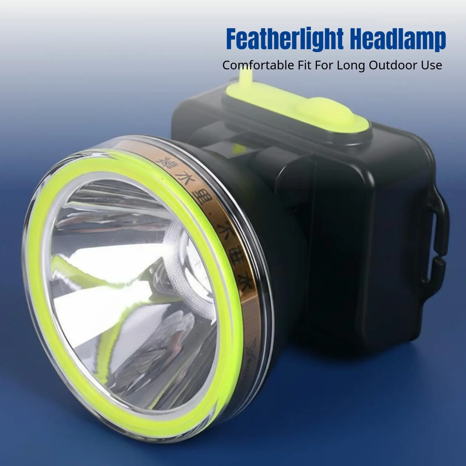 

LED Headlamp, Rechargeable, Waterproof, Head-Mounted, Adjustable, for Outdoor, Picking, Student, Repair