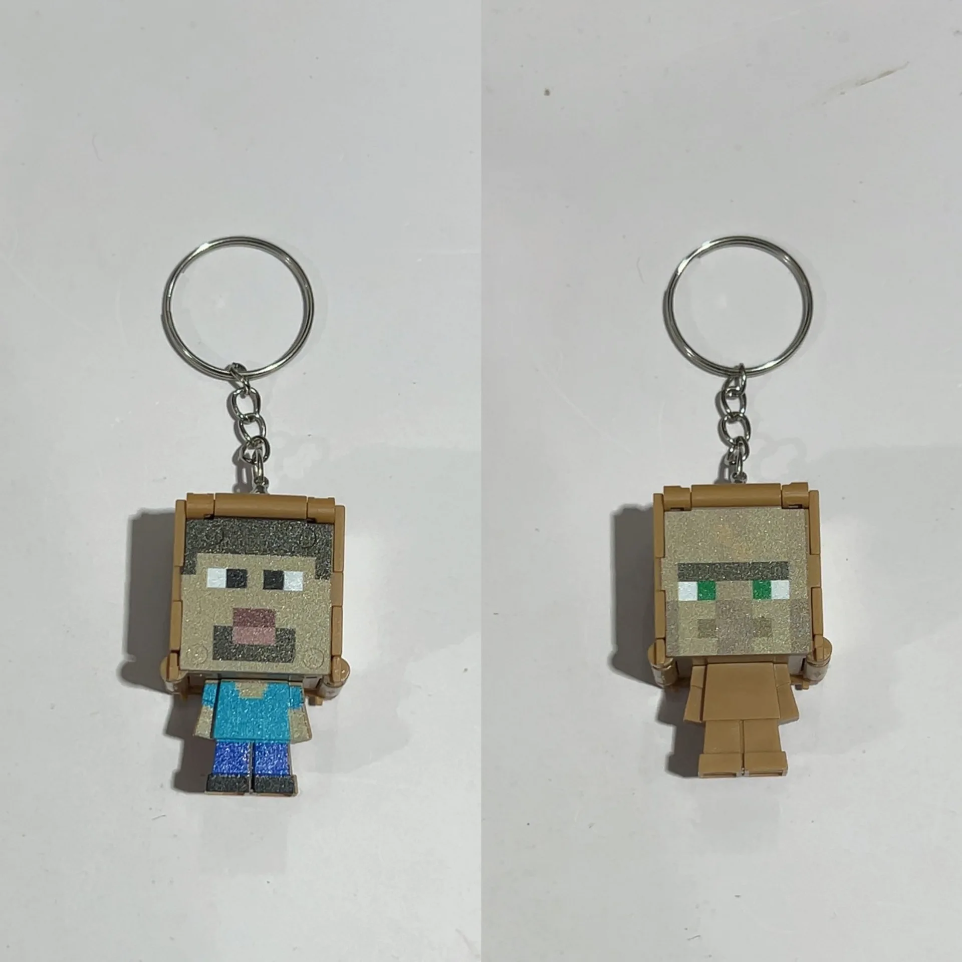 Game Figure Keychain Keychain MC Cartoon Creeper Doll Silicone Backpack Pendant Gifts