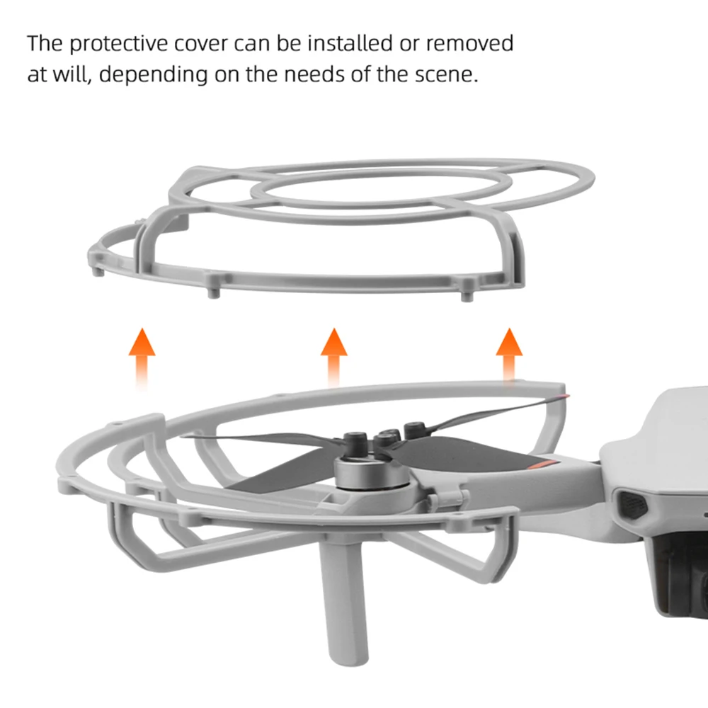 Protetor de hélice para dji mavic mini /2/se/2 se/mini 4k drone asas lâmina protetor totalmente fechado adereços quadcopter acessórios