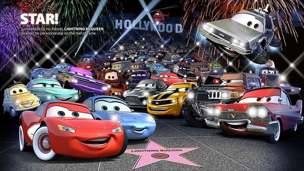 Disney Cars Mcqueen Theme Photography Vinyl Backdrops Customized Boy Birthday Party Christmas Background for Photo Studio