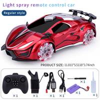 RC Stunt Car 2.4G 4WD Watch Gesture Sensor Remote Control Vehicle 360 Degree Flip Simulation Spray Night Glare Effect Models Toy