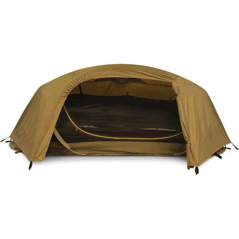 Camping tent equipment Portable free installation mosquito net Single soldier net Hiking quick opening Aluminum pole throwing