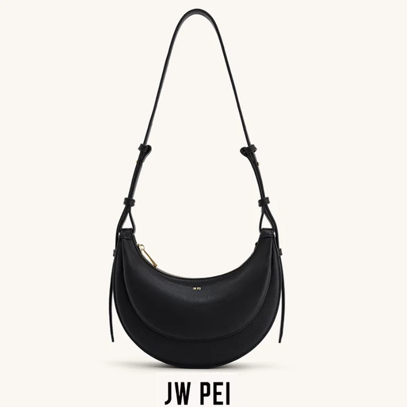 

JW PEI Half Moon Bag Sharon Women's Bag Crossbody Bag Commuter Bag Niche Bag Women's Exquisite French Bag