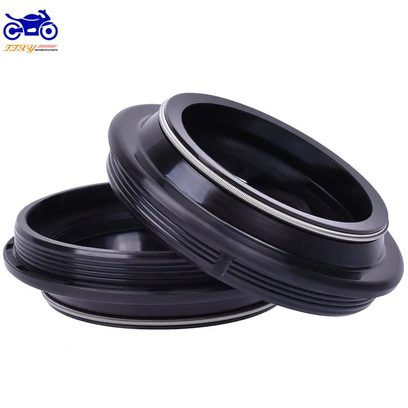 Motorcycle Front Fork Damper Oil Seal and Dust Cover Seal Lip For Harley Davidson FLHT 1584 Electra Glide Standard / Road Glide