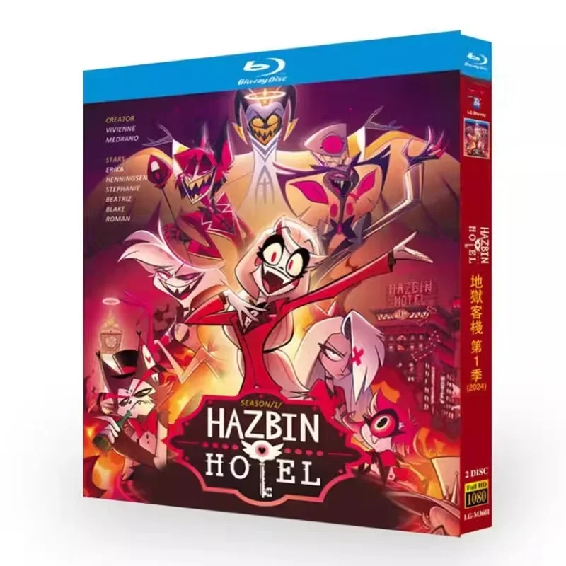 Hazbin Hotel Season 1(2024): 2-Discs All Region New Boxed English Subtitle