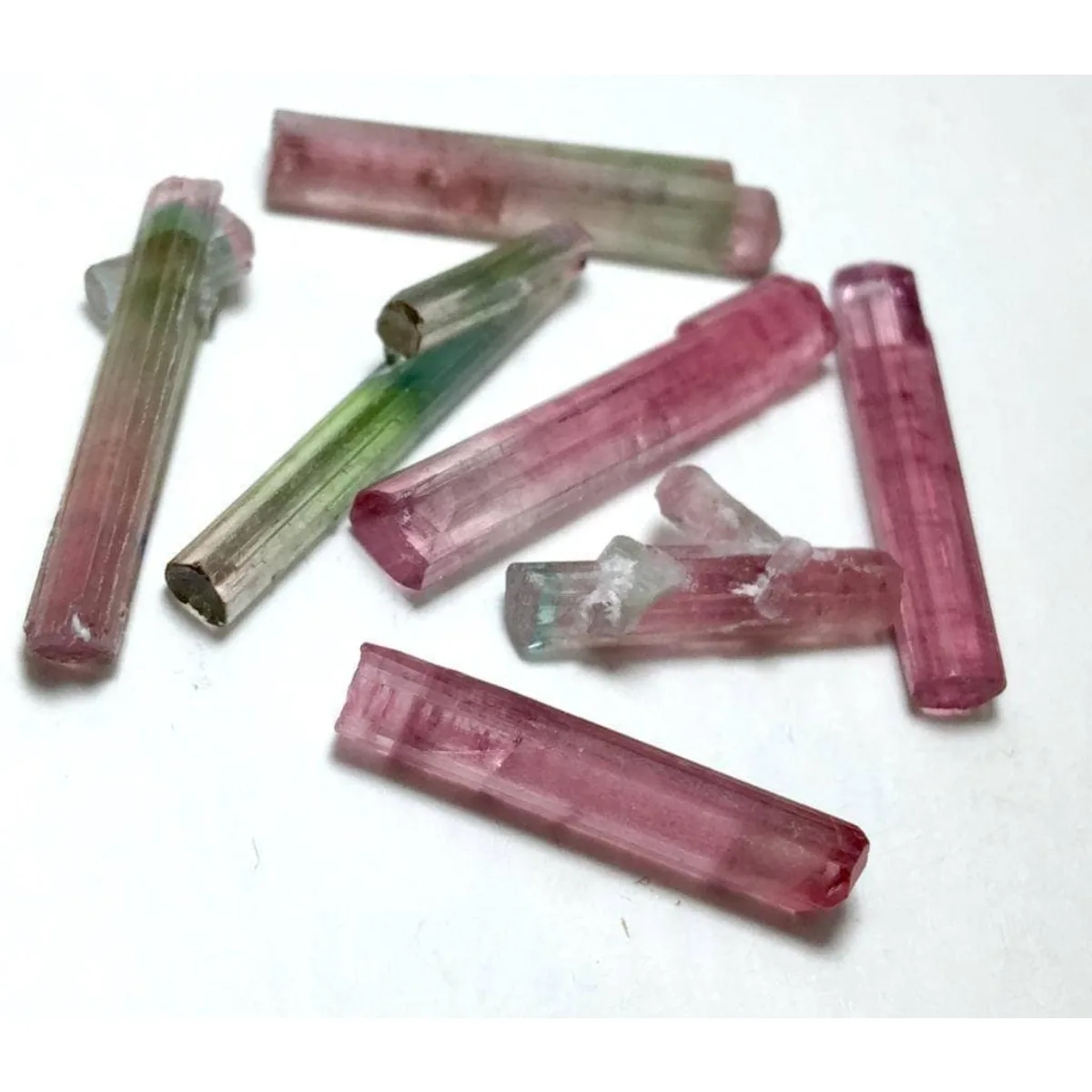 Brazilian Elbaite Mineral Stones, 10g 5-15mm Rainbow Mix, Specimen Box for Home Decor & Rock Collection Display