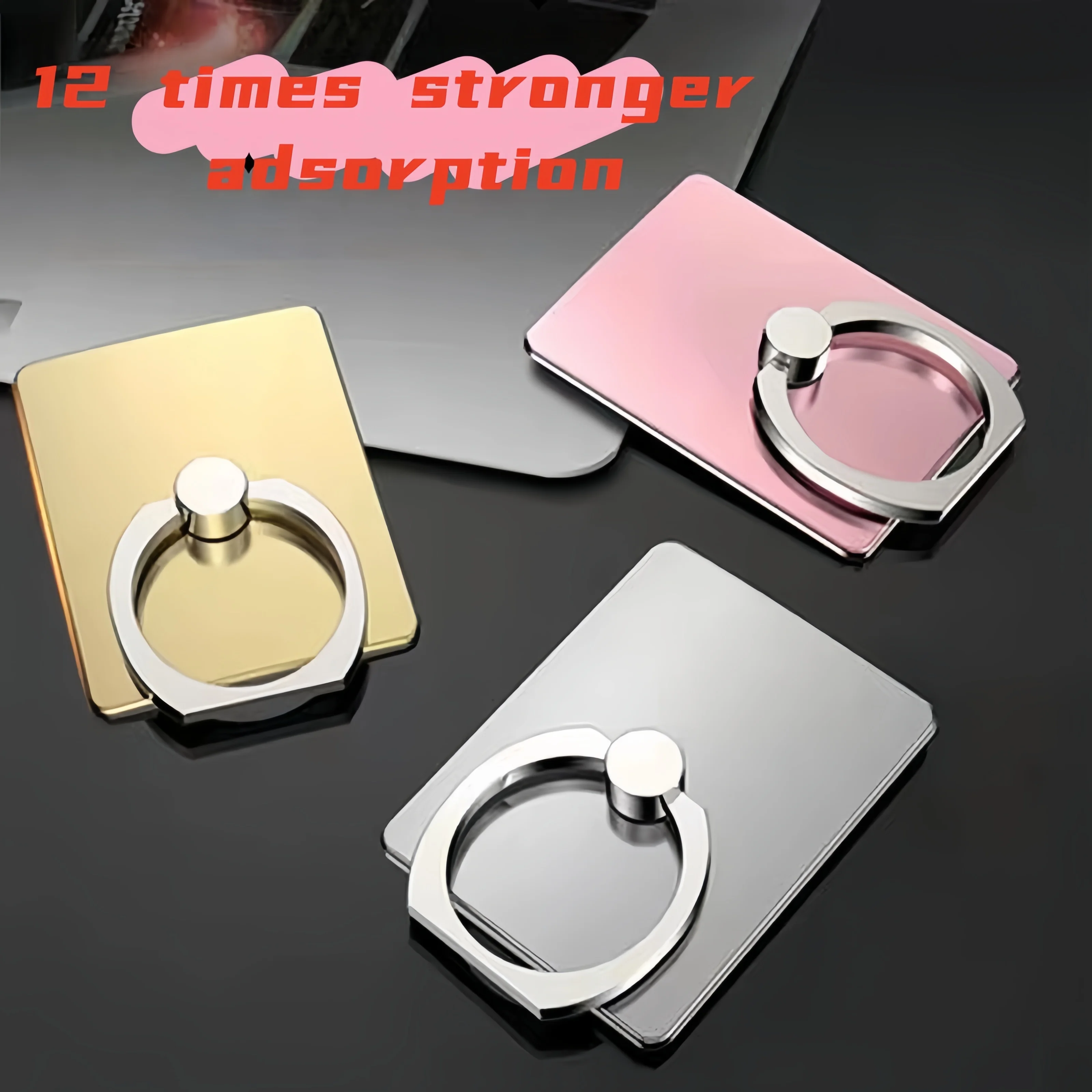 

1/3pcs 360 degree rotatable mini ring holder for lazy phones, suitable for various mobile phone desktop and tablet holders