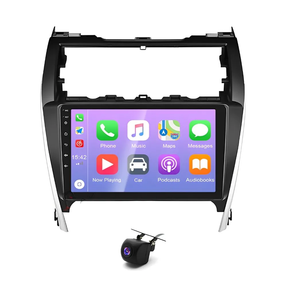 10in Car Stereo Radio GPS Navigation 2+32G For Toyota Camry 2012 2013 2014 with CarPlay & Android Auto Android13 4G BT WIFI