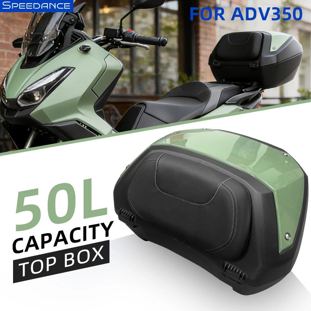 Quick Release Top Box Compatible for Honda ADV350 50L Storage Case Simple Installation Ideal