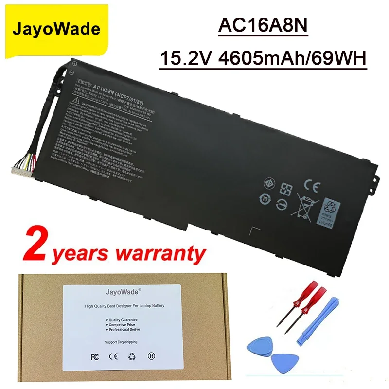 Smart AC16A8N 4ICP7/61/80 Laptop Battery for Acer Aspire V17 V15 Nitro VN7-593G VN7-793G VN7-793G-73YP 78E3 VN7-793 717L AC16A8N