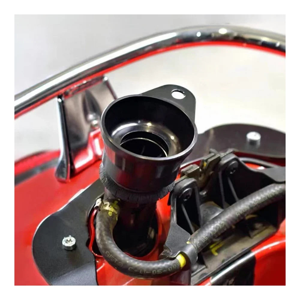 Rubber Fuel Funnel Gas Petrol Tank Filler Extension For Vespa Primavera Sprint 150 GTS300 GTV