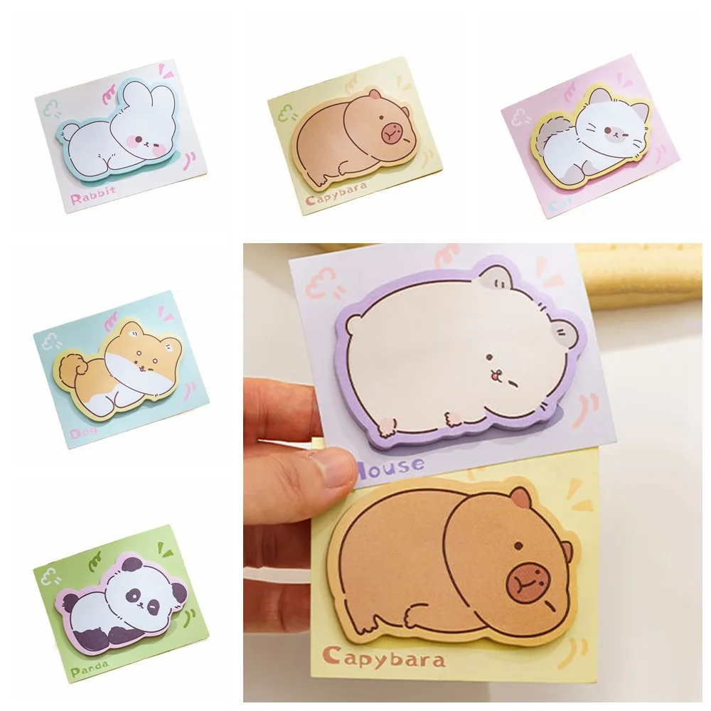 Scrapes Stickers Animal Shape Animal Sticky Notes Memo Pad Journaling Planner Note Pad Cute Sticky Note Paper Teen/Adult/ Girls