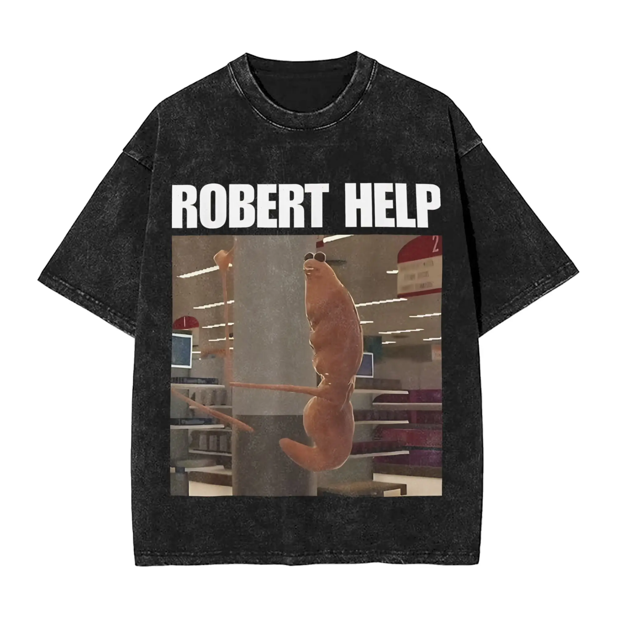 

Marcus The Worm Funny Memes футболка в стиле хип-хоп, потертые футболки большого размера из 100% хлопка для мужчин и женщин, уличная одежда, летние топы, футболки