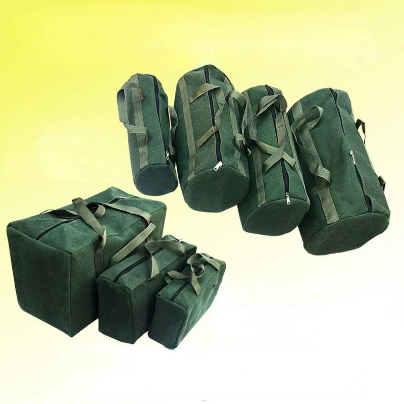 Thickeness Canvas Tool Bag Durable Electrical Tool Storage Pouch Large Capacity Screwdriver Hardware Tools Organizer Packaging