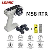 LDARC M58 1/58 RC Truck Model RTR 2.4GHz MINI Mirco Electric Remote Control Model Car Adult Children's Tabletop Toys