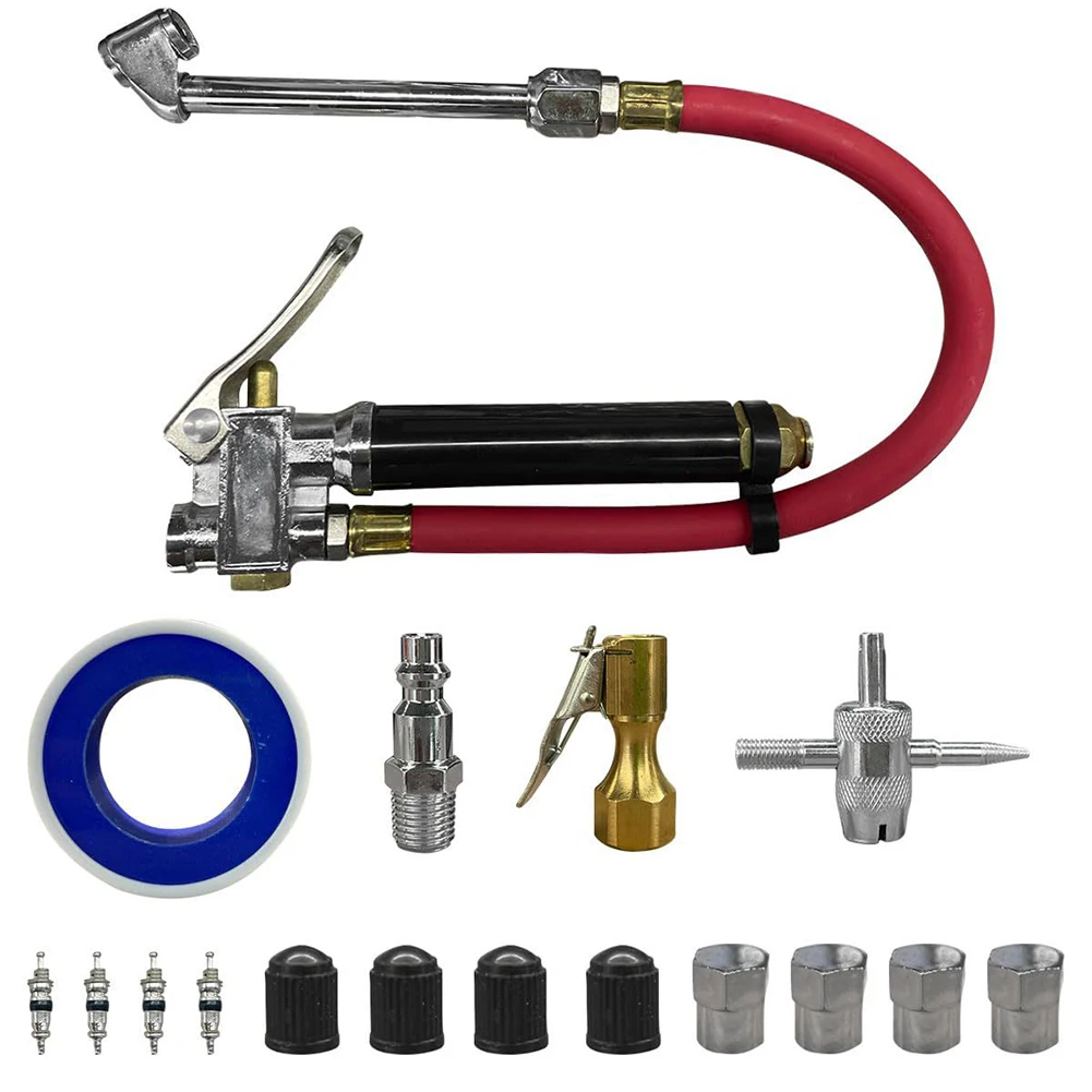 

Сверхмощный манометр для шин 10120 фунтов на квадратный дюйм с двойной головкой и 14 NPT для точного и эффективного обслуживания шин