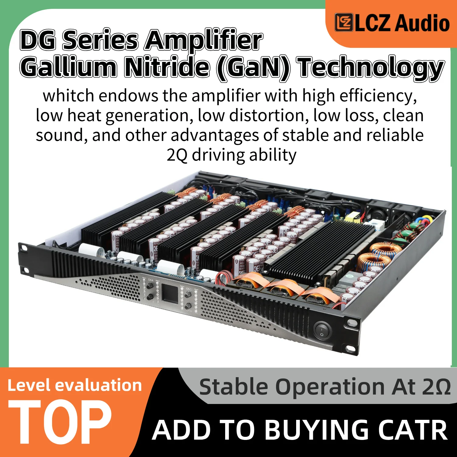 ハイパワーシリーズアンプ,ステージスピーカー用,dg435 4x3500wアンプ,8Ω ギャングテクノロジー,100-240v,2Ω 安定