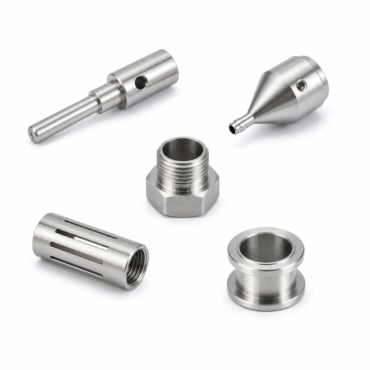 OEM Factory 5-Axis CNC Machining Custom Precision Turning Aluminum Stainless Steel Parts 3D Printing Service 1pc