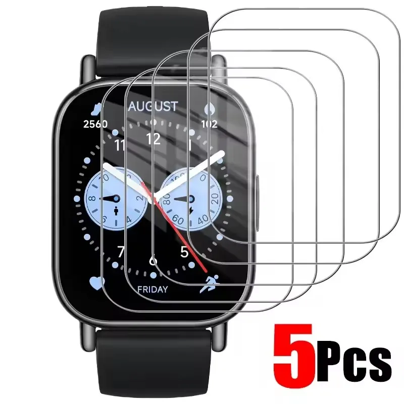 1-5Pcs Tempered Glass for Xiaomi Redmi Watch 4 Smart Watch HD Screen Protector Anti-Scratch for Mi Redmi Watch 4 Protective Film