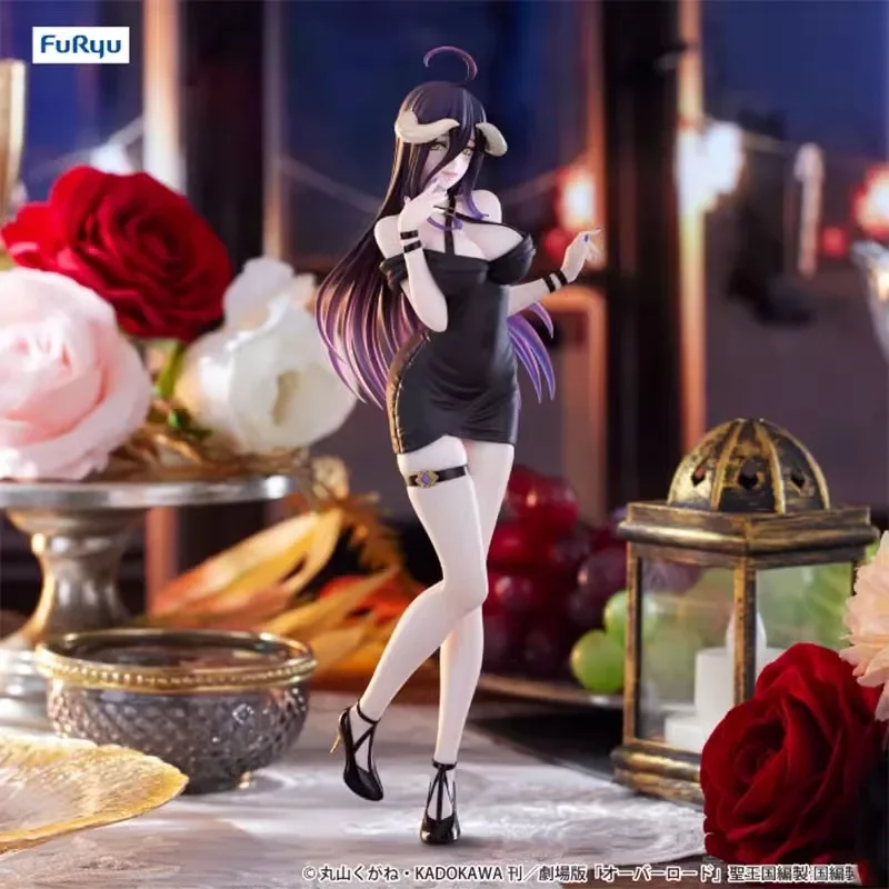 FuRyu Originele Trio-Try-iT Overlord Anime Figuur Albedo Korte Rok Jurk Action Figure Speelgoed voor Jongens meisjes Verjaardagscadeautjes