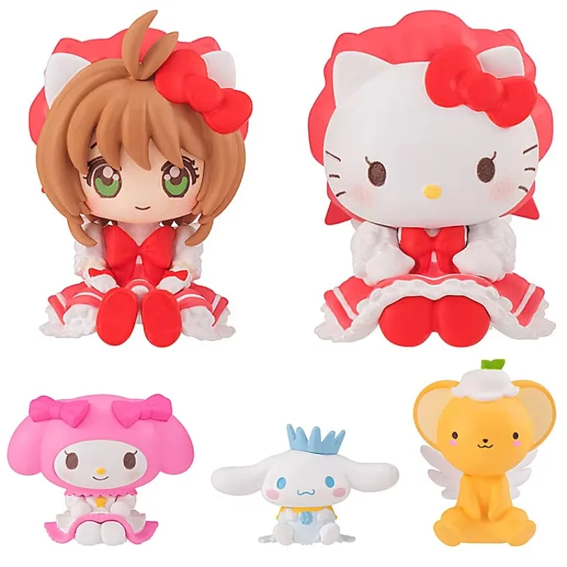 Cardcaptor Sakura Sanrio Characters Hello Kitty My Melody KINOMOTO SAKURA Gashapon Capsule Toy Table Ornaments Collection