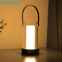 Cute Handheld Night Light Rechargeable 3 Level Brightness Portable Nightlight Stepless Dimming Camping Lamp For Outdoor Indoor