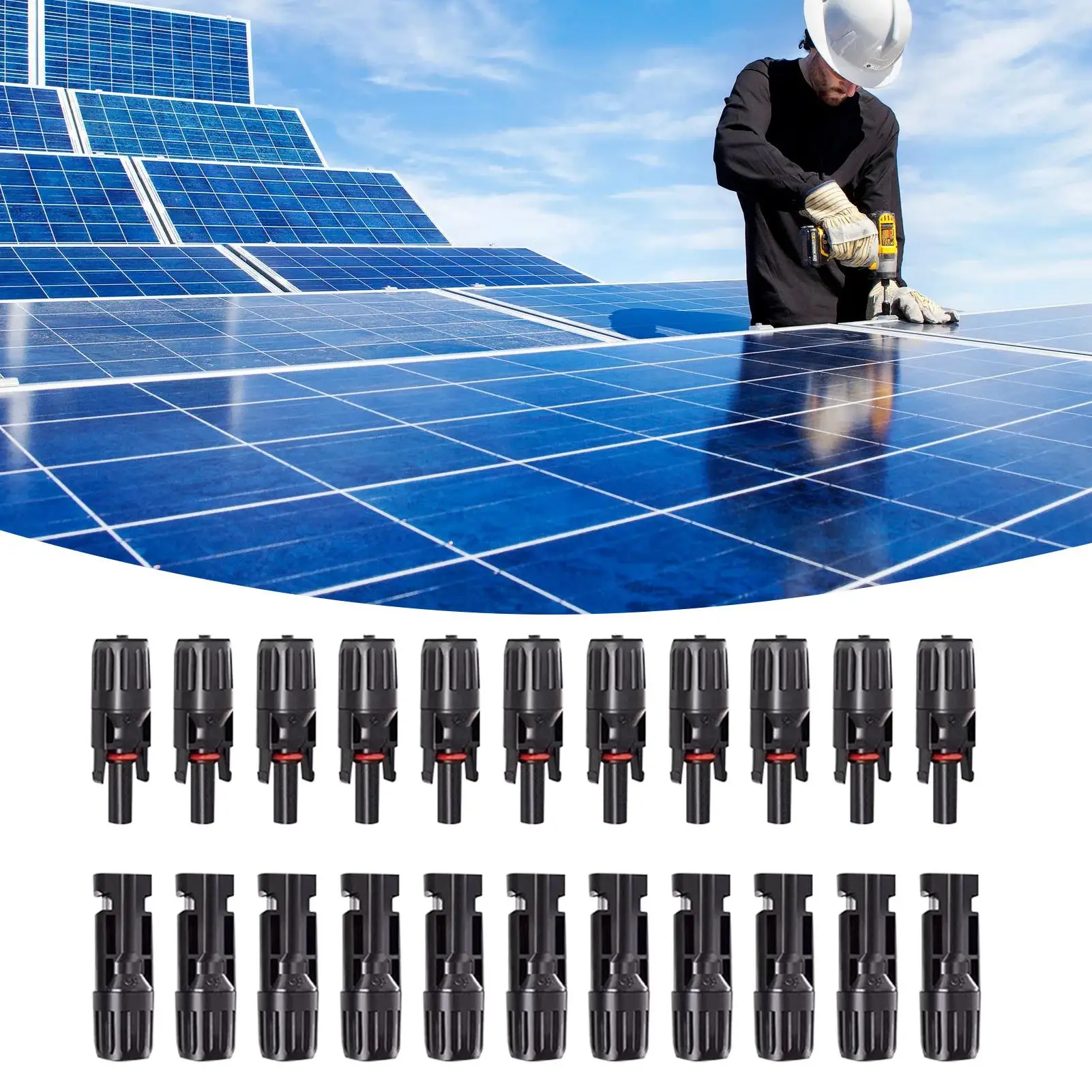 10 Pairs Solar Pane…