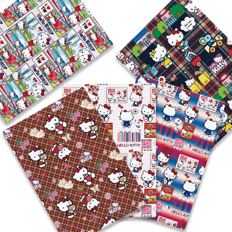 

Cartoon Cute DIY Handmade Patchwork Sewing Fabric 140cm Children's Printed Fabric Hot-Selling Baby Home Dress Fabric