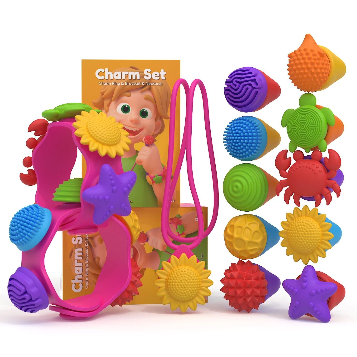 ألعاب فيدجيت رينجز الحسية للأطفال: 13 عبوة من حلقات فيدجيت القلق الدوارة - لعبة حسية للتوحد للاحتياجات الخاصة ADHD