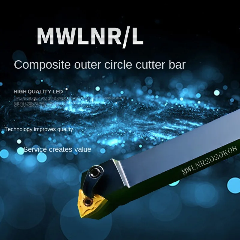 MWLNR-L1616H08 2020K08 2525M08 3232P08 4040R08 Turning Bar Outside Round Turning Tool