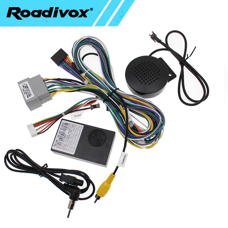 

16-контактный адаптер жгута проводов ISO, декодер Canbus Box, Android автомобильный радиоприемник, кабель питания для Chevrolet Onix MONTANA 2022