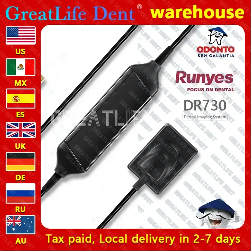 Mexico RU EU In Stock GreatLife Waterproof Original Nanopix Rvg Intraoral Imaging System Digital Dental Sensor X-Ray Rvg Image