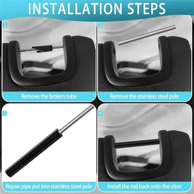 Ab61-6Pcs Sun Visor… - image