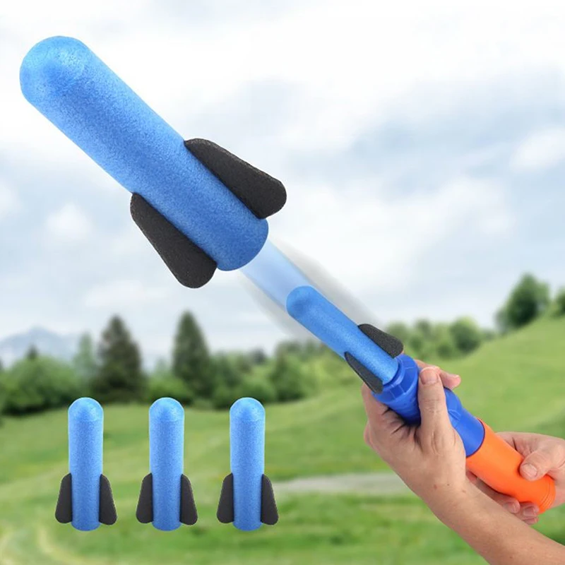 

Sport Game Jump Stomp Outdoor Child Play Set Jump Sport Games Toys Kids Air Stomp Rocket Foot Pump Launcher Toys For Children