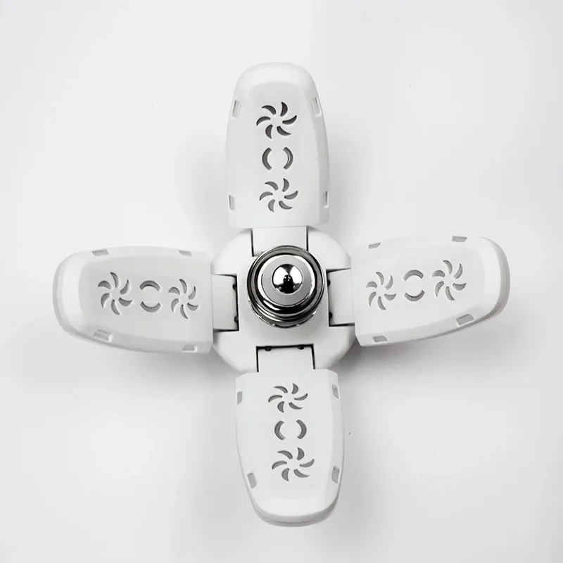 E27 28W/60W Fan Shape Foldable LED Pendant Lights No Flicker LED Bulb AC 220V/85-265V 360 Degrees Angle Adjustable Ceiling Lamp